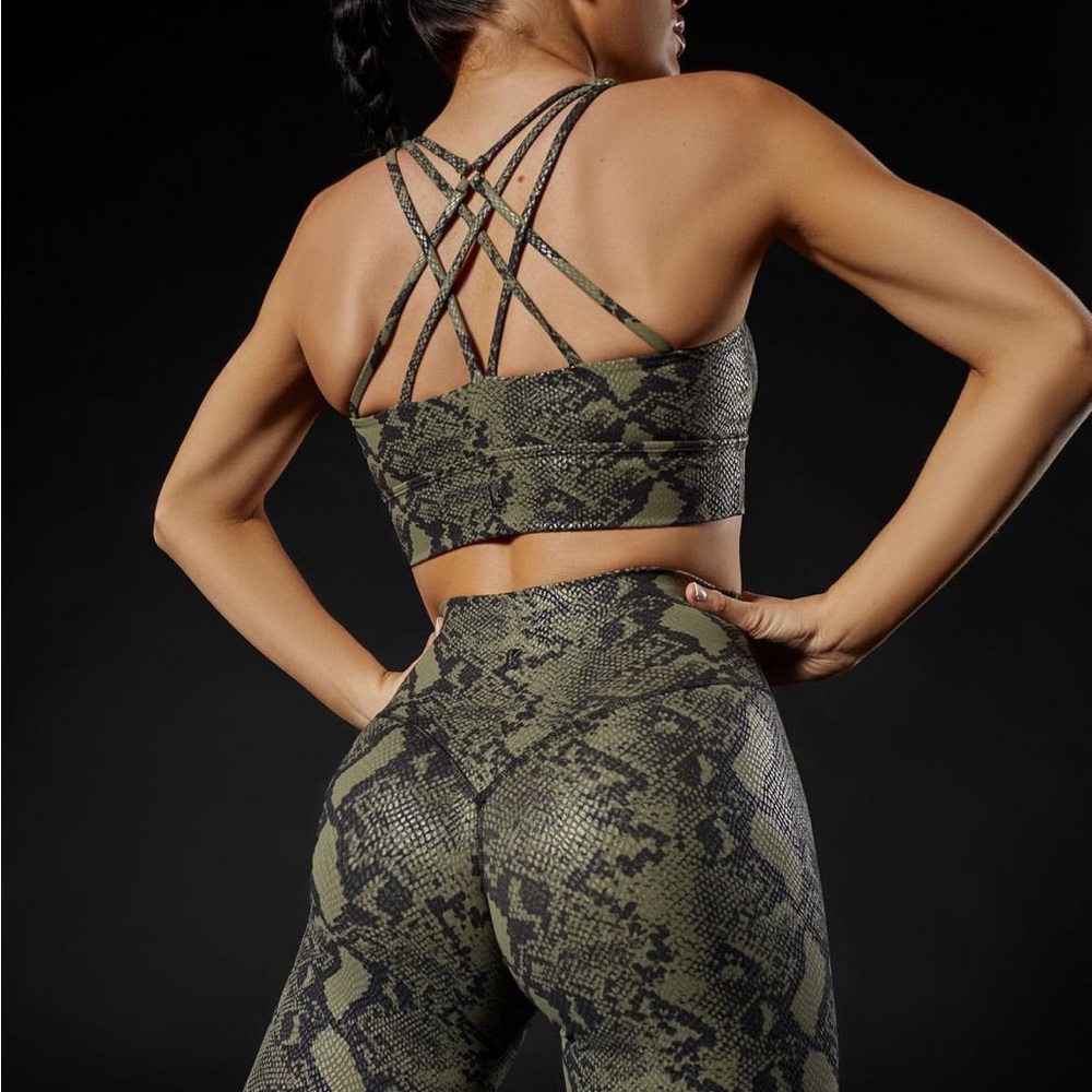 Buffbunny rebel legging green snake bite - Picture 3 of 10
